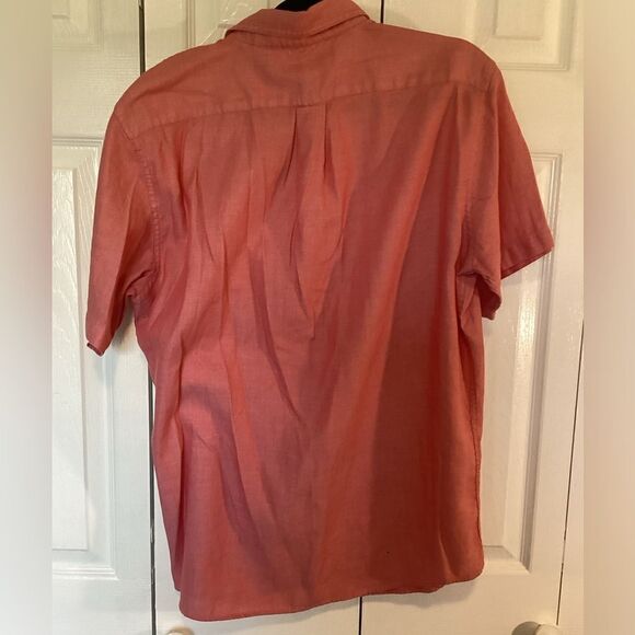 Roundtree & Yorke - Men’s Trim Red & White Button Up shirt - L - Picture 4 of 4